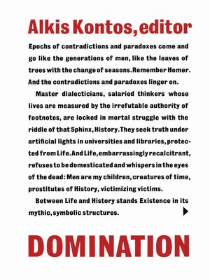 cover image of Domination